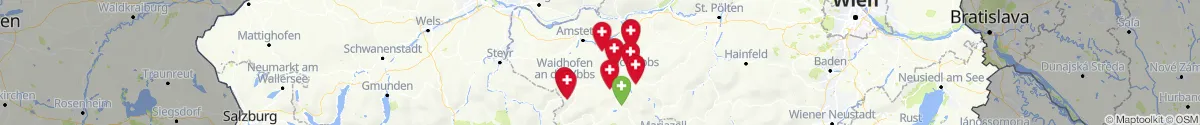 Map view for Pharmacies emergency services nearby Gaming (Scheibbs, Niederösterreich)